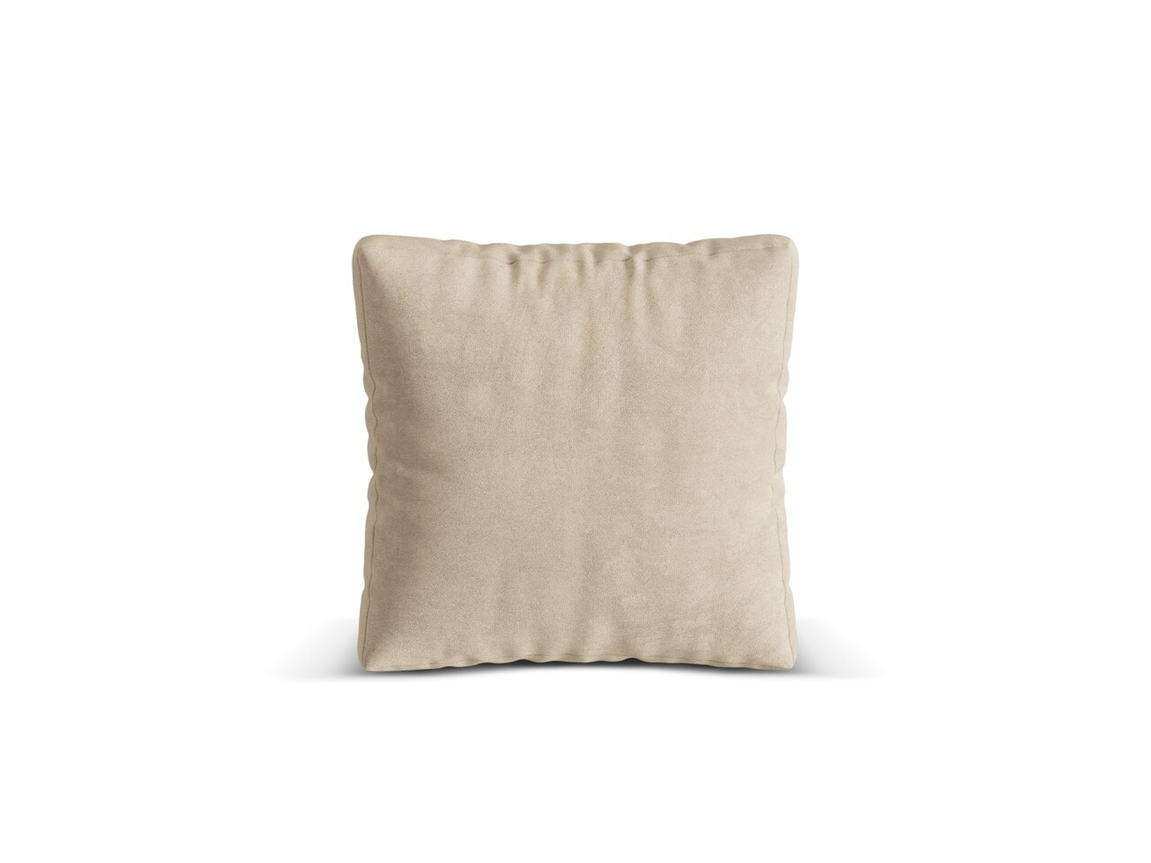 Perna decorativa, Martina-120, Micadoni Home, 40x40 cm, catifea, bej deschis - imagine 4